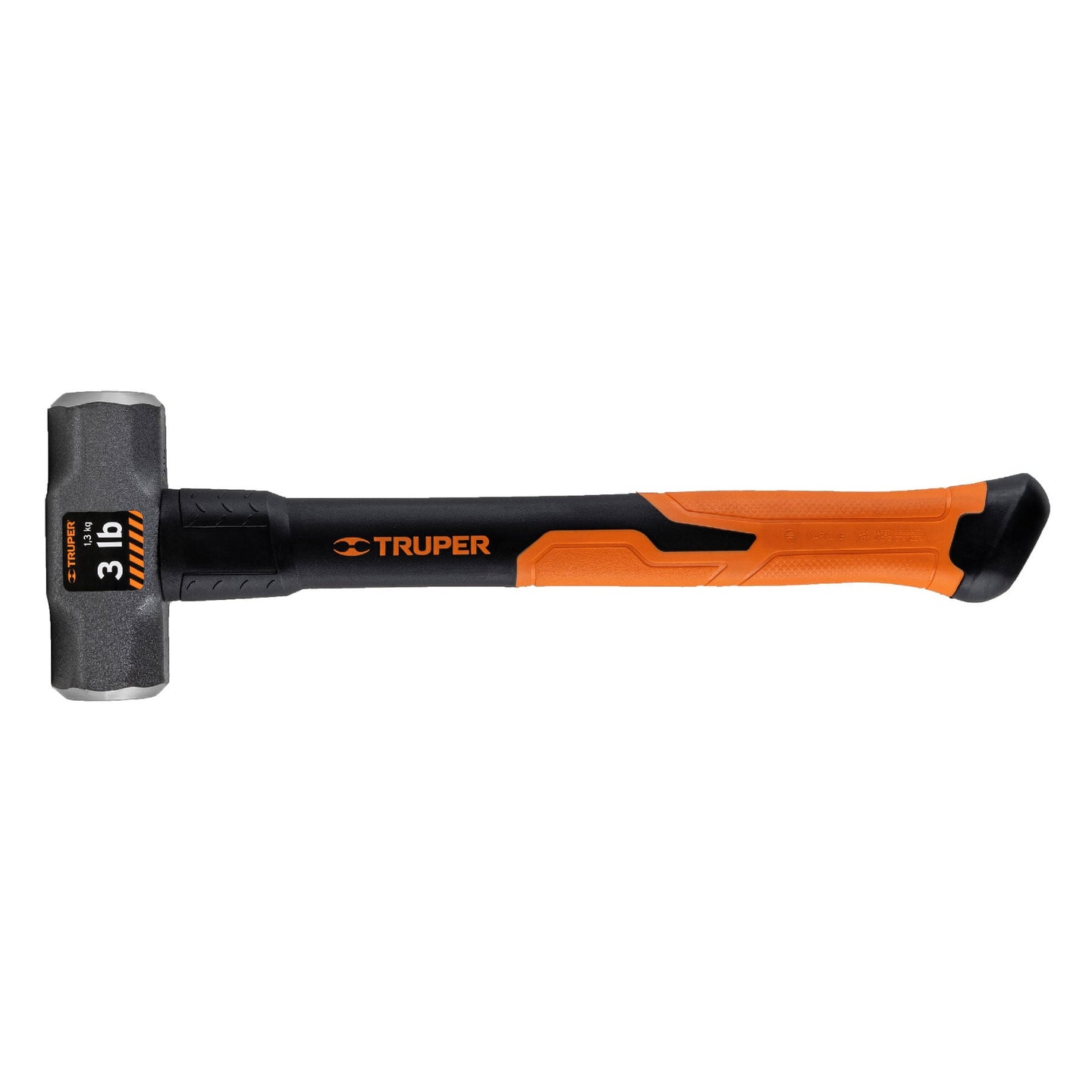 MD-3F Marro octagonal 3 lb, mango de fibra de vidrio 14", Truper