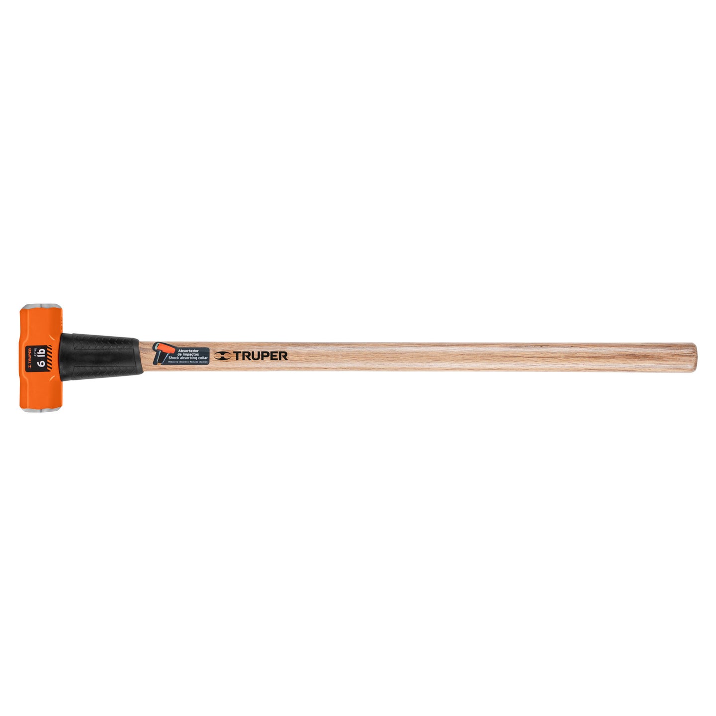 MD-6M Marro octagonal 6 lb, mango de madera 36", Truper