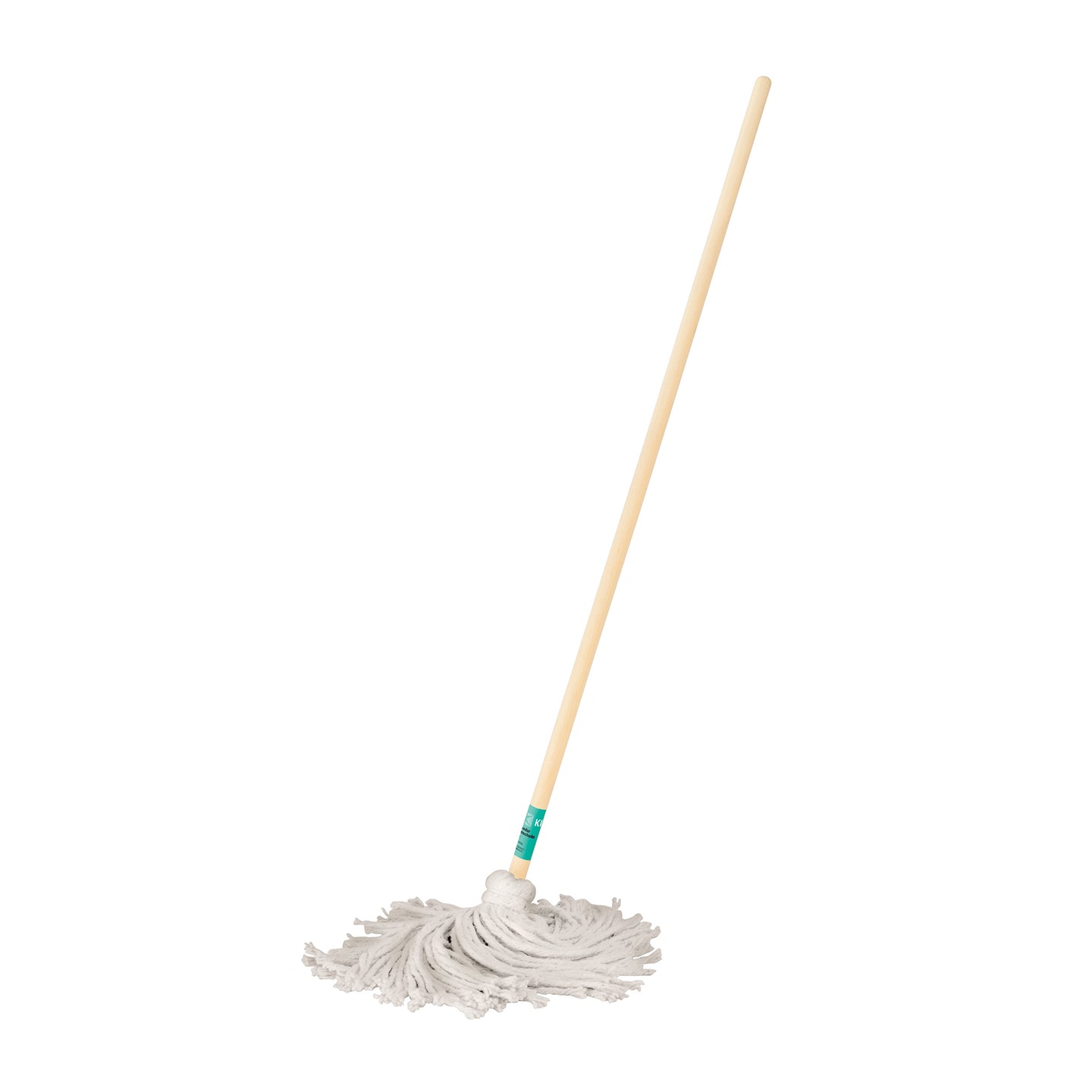 MECH-250 Trapeador tipo mechudo, 250 g con bastón de 120 cm, KLINTEK