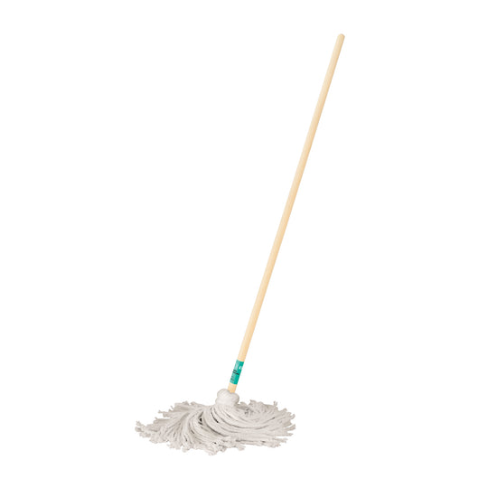 MECH-250 Trapeador tipo mechudo, 250 g con bastón de 120 cm, KLINTEK