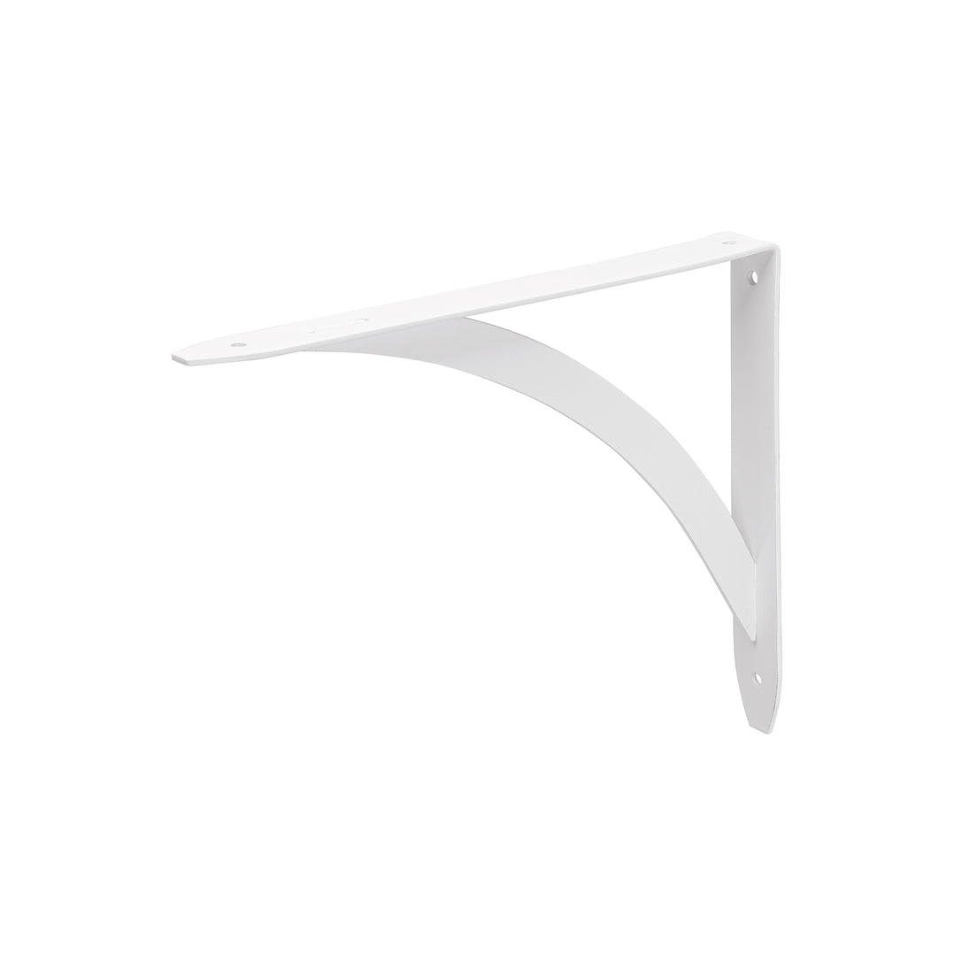 MED-10BB Ménsula reforzada blanca 8 x 10", diseño barra, FIERO