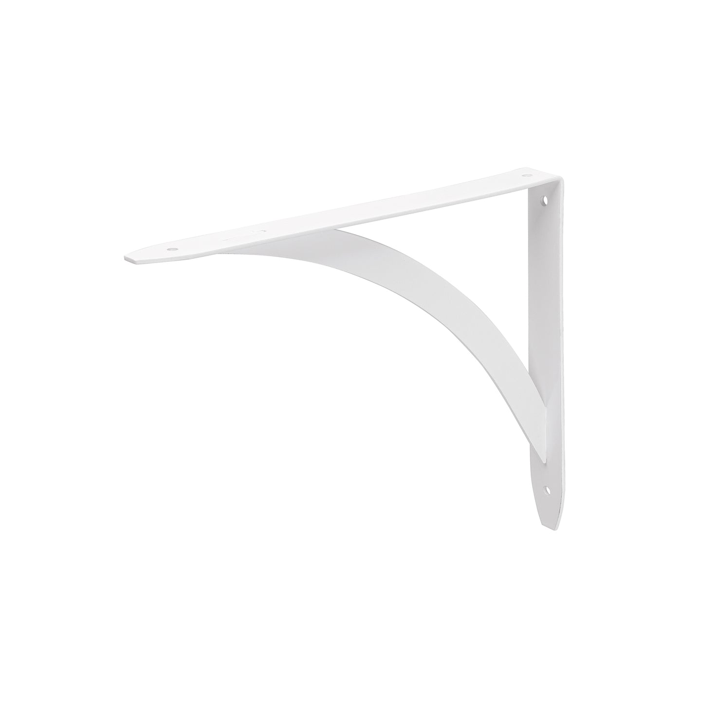 MED-10BB Ménsula reforzada blanca 8 x 10", diseño barra, FIERO