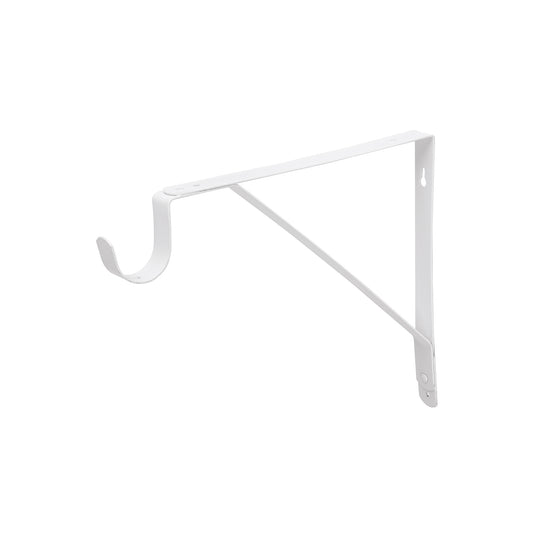 MED-12BG Ménsula reforzada blanca 11 x 12", con gancho, FIERO