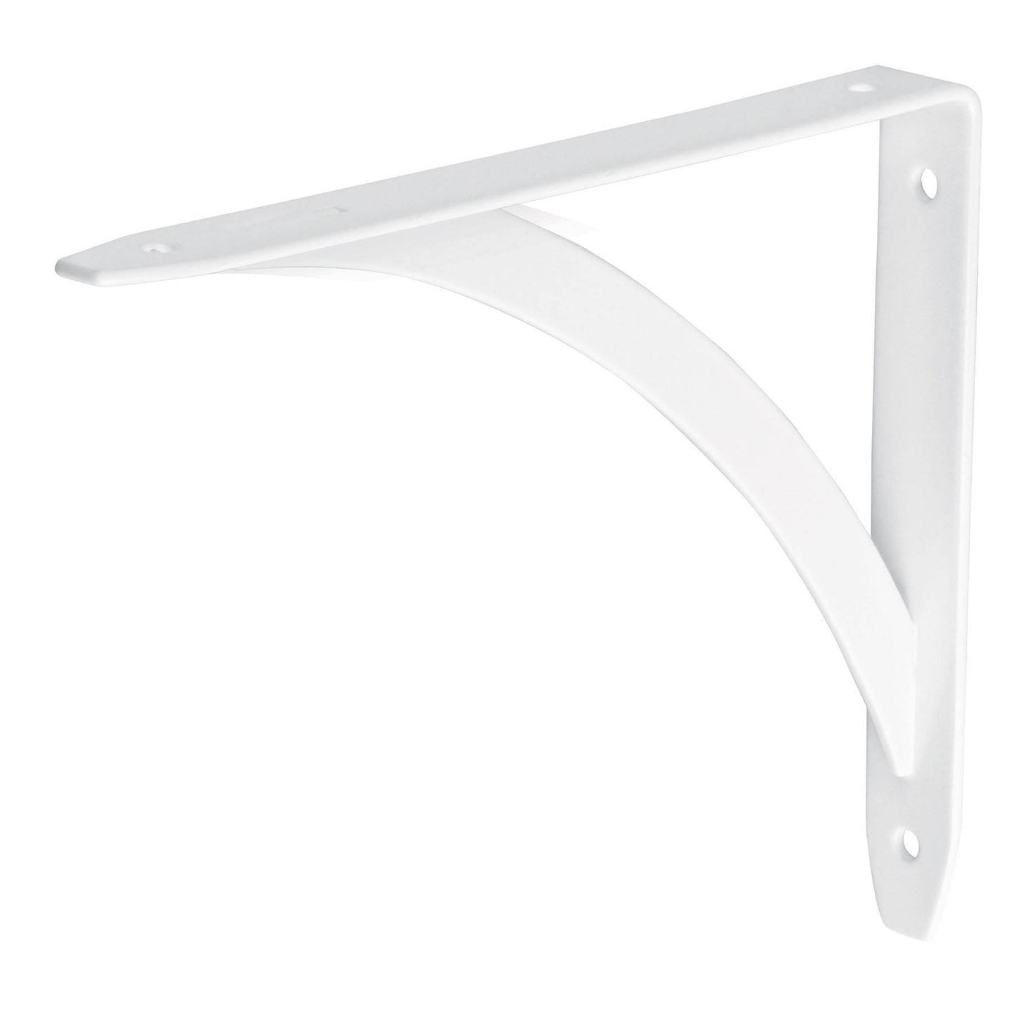 MED-6BB Ménsula reforzada blanca 5 x 7", diseño barra, FIERO
