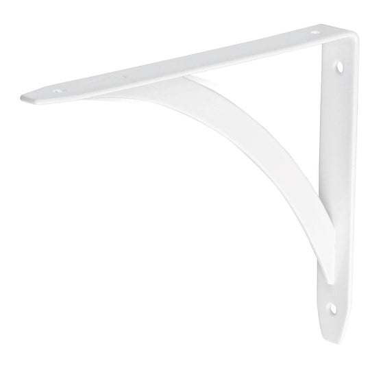 MED-6BB Ménsula reforzada blanca 5 x 7", diseño barra, FIERO