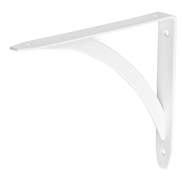 MED-6BB Ménsula reforzada blanca 5 x 7", diseño barra, FIERO