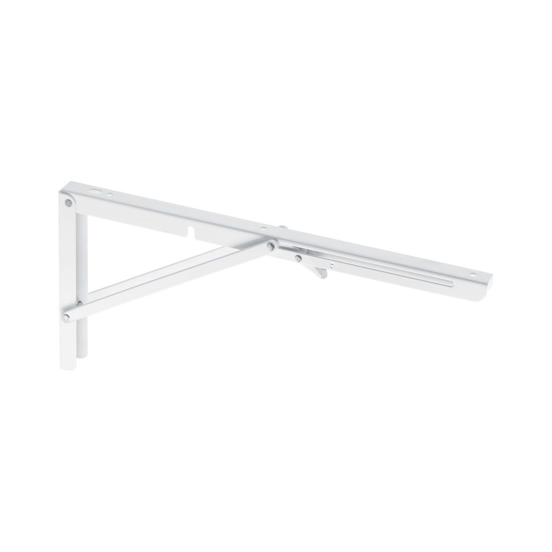 MEP-16B Ménsula plegable de acero blanca 8" x 16", FIERO