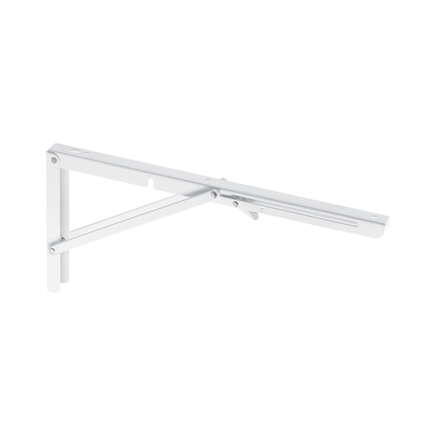 MEP-16B Ménsula plegable de acero blanca 8" x 16", FIERO