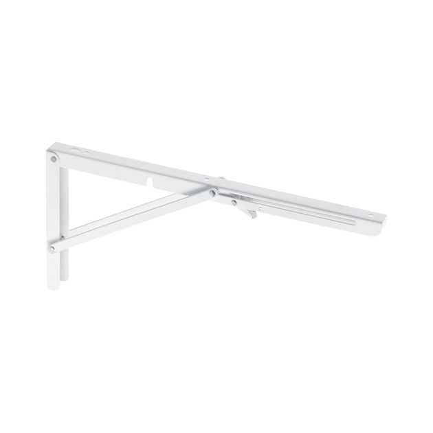 MEP-16B Ménsula plegable de acero blanca 8" x 16", FIERO