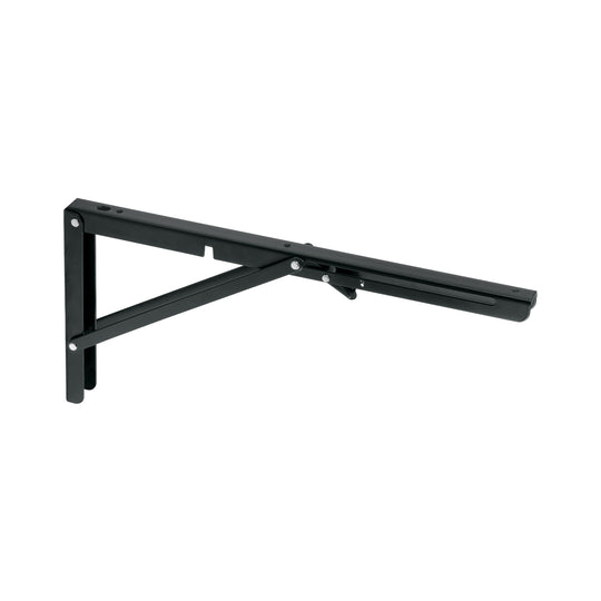 MEP-16N Ménsula plegable de acero negra 8" x 16", FIERO