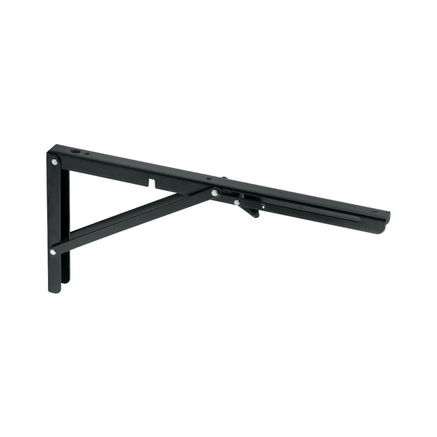 MEP-16N Ménsula plegable de acero negra 8" x 16", FIERO