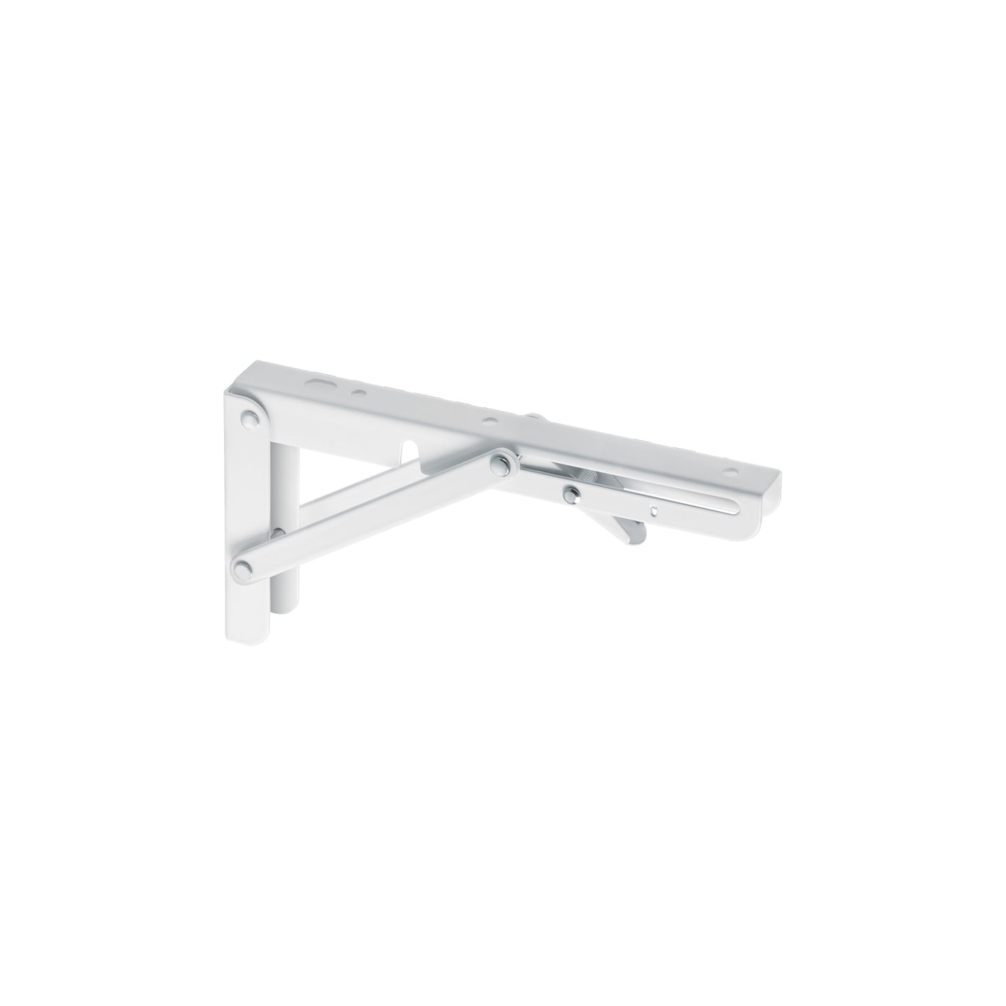 MEP-8B Ménsula plegable de acero blanca 4" x 8", FIERO