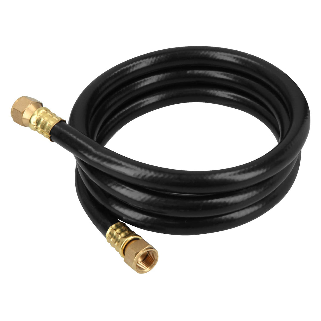 MGAN-15 Manguera para gas, PVC negra, 3/8" flare, 1.5 m, FOSET