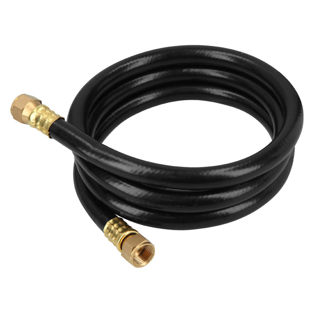 MGAN-15 Manguera para gas, PVC negra, 3/8" flare, 1.5 m, FOSET