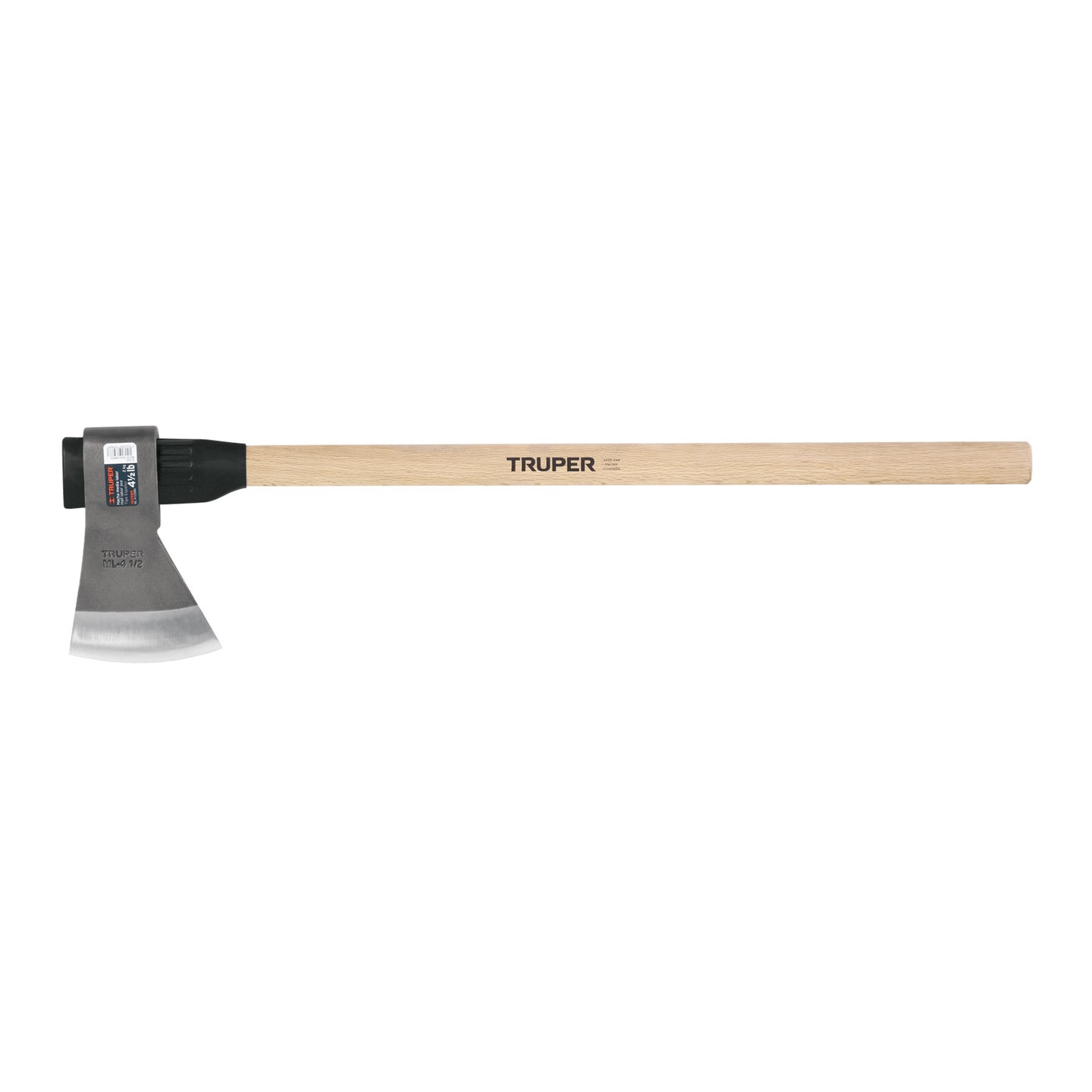 ML-4-1/2MM Hacha media labor 4-1/2 lb, mango de madera 36", TRUPER
