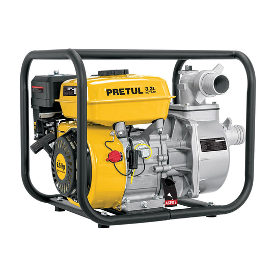MOTB-2P Motobomba autocebante 2"x2", gas. 6-1/2HP, agrícola, PRETUL