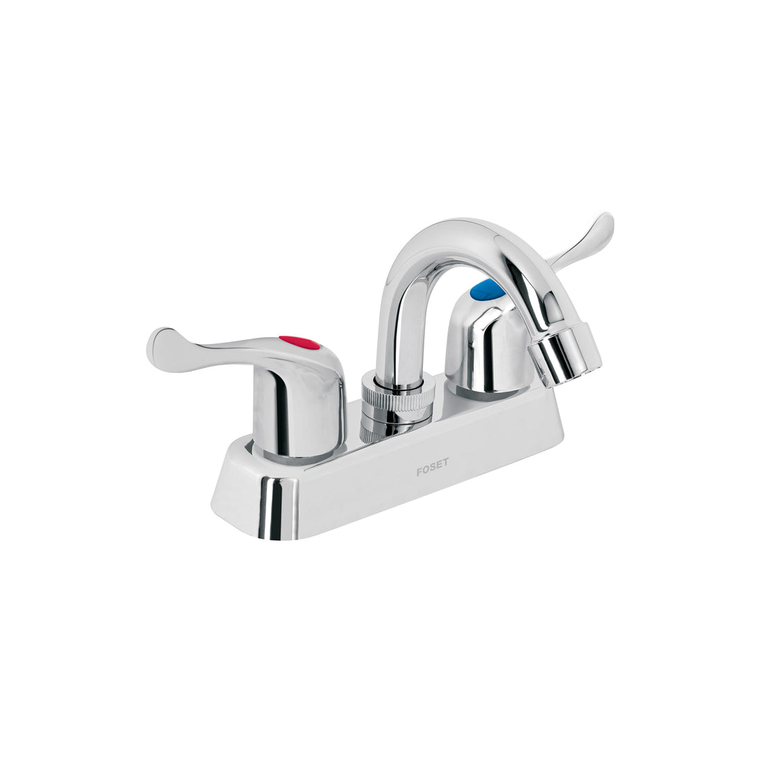 MP-050P Mezcladora 4" lavabo, ABS, cuello curvo, palanca, BASIC