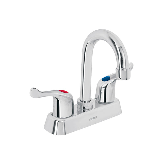 MP-060P Mezcladora 4" lavabo, ABS, cuello bar, palanca, BASIC