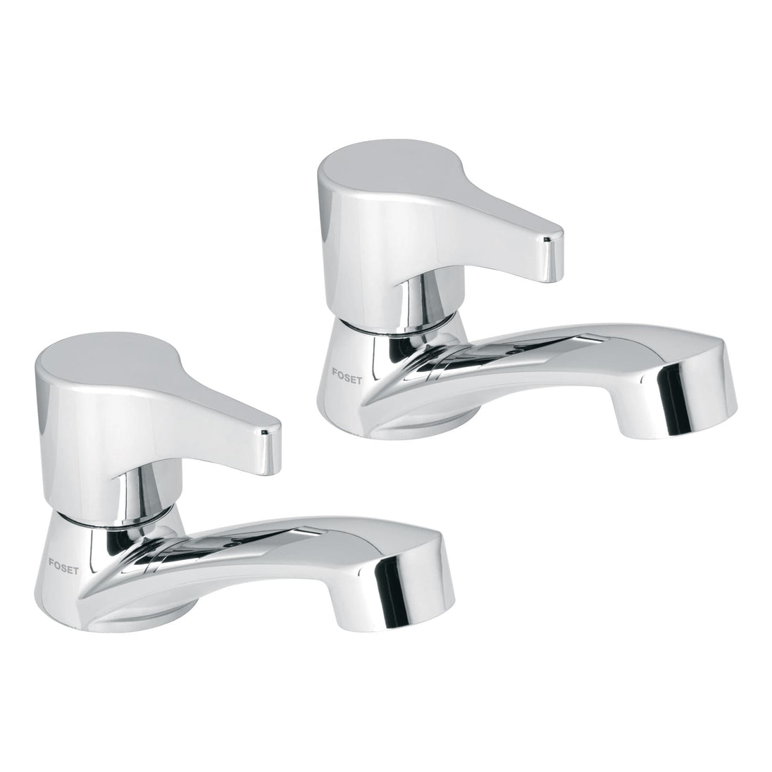 MP-243 Juego llaves individuales lavabo, ABS, palanca, BASIC