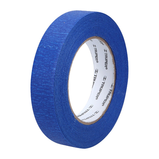 MSK-1A Cinta masking tape azul de 1" x 50 m para pintor, Truper