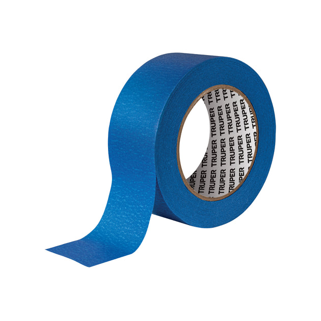 MSK-2A Cinta masking tape azul de 2" x 50 m para pintor, Truper