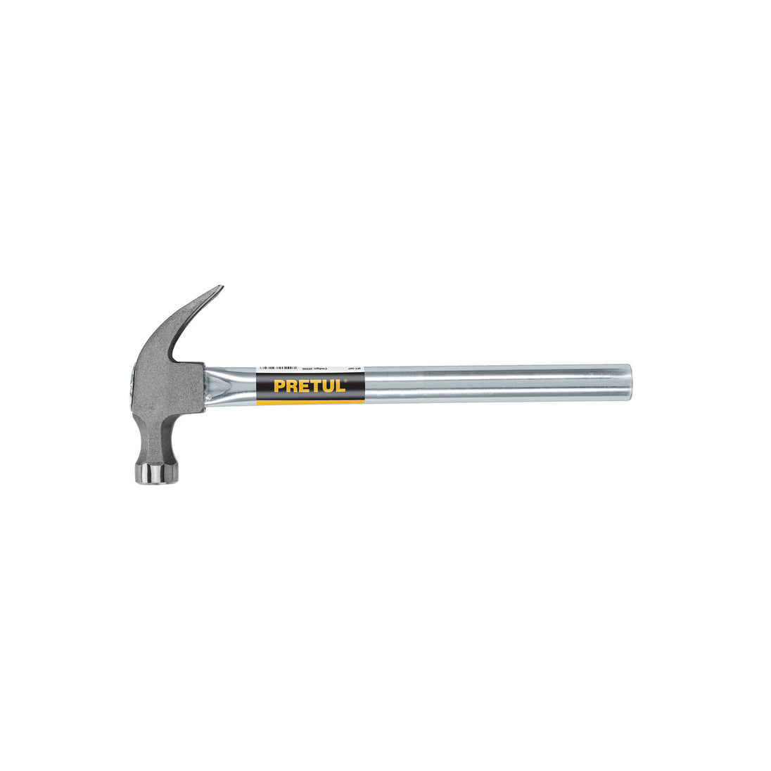 MT-16P Martillo uña curva 16 oz, mango tubular, Pretul
