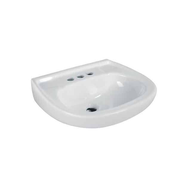 MUBA-10B Lavabo de porcelana con rebosadero, blanco, FOSET