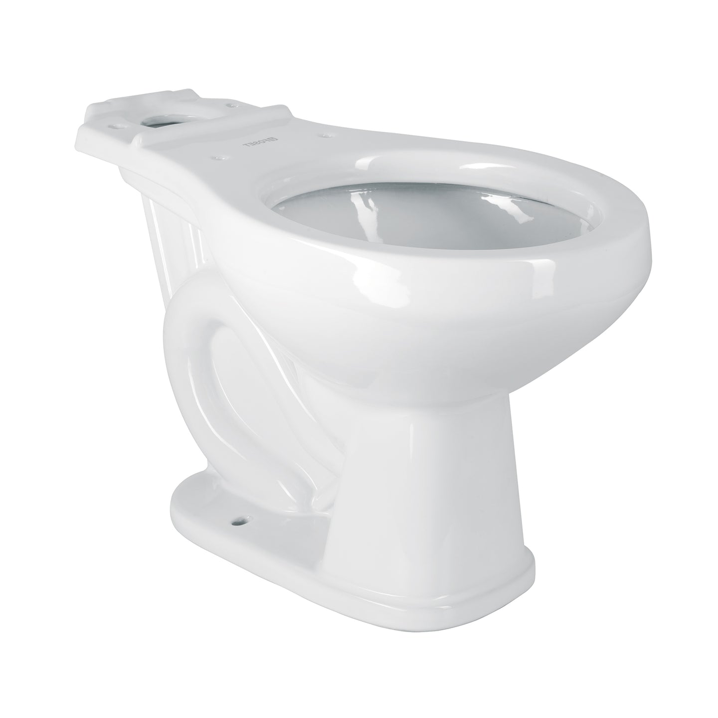 MUBA-40B Taza redonda de porcelana, blanco, FOSET