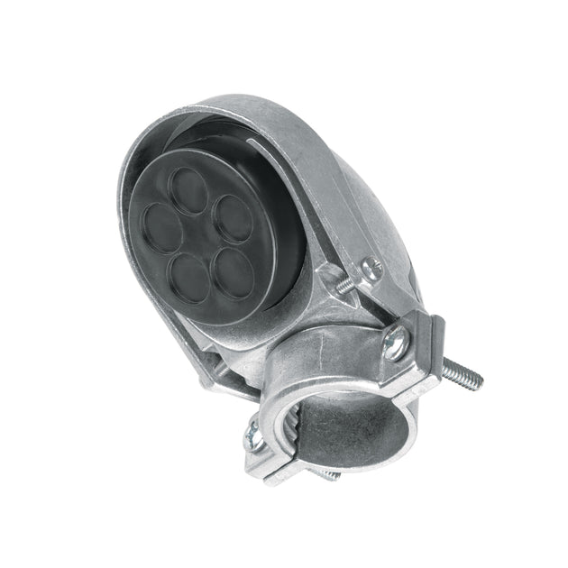 MUFA-1 Mufa con abrazadera para tubo 1", VOLTECK