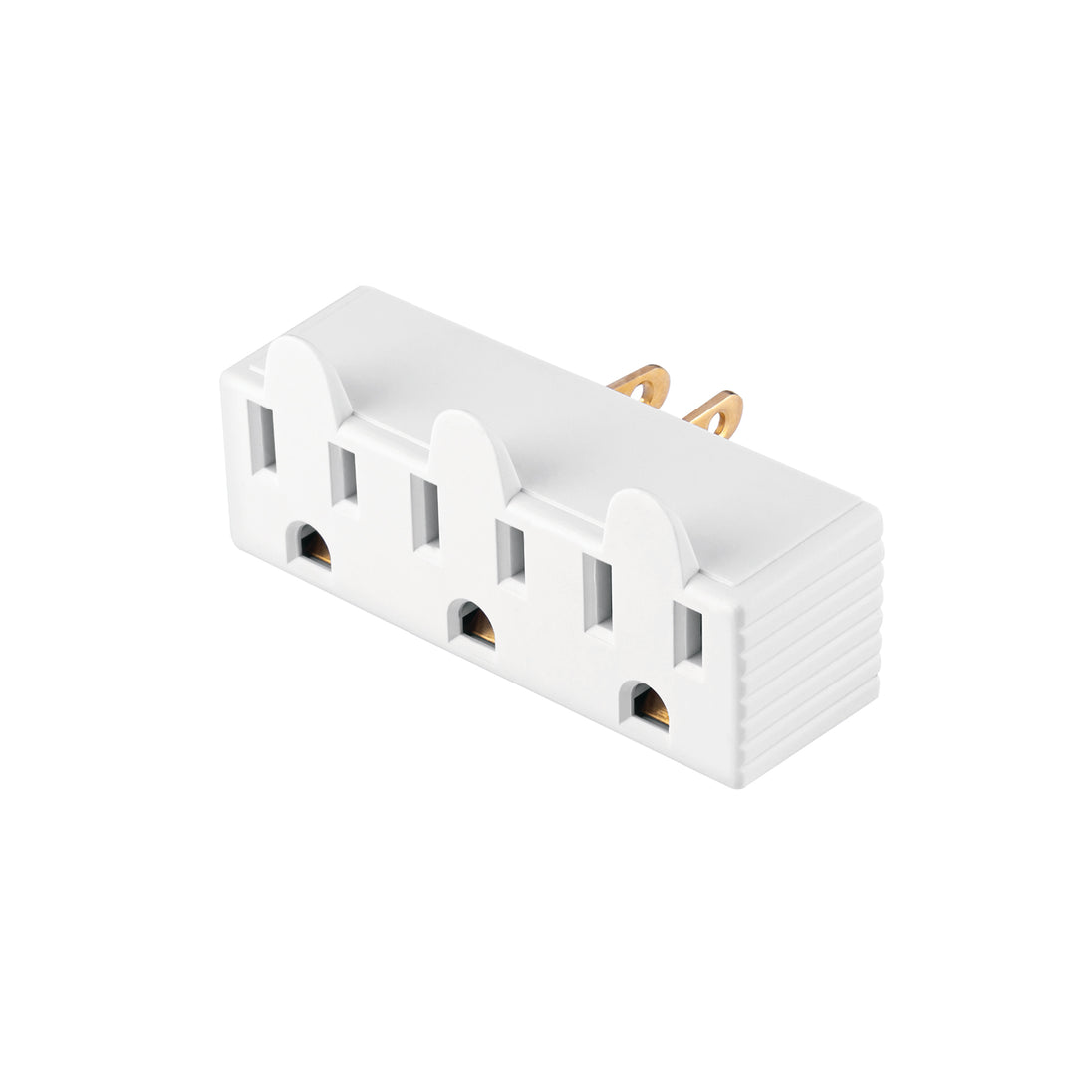 MUL-320G Multicontacto de barra triple aterrizado, a granel, Volteck