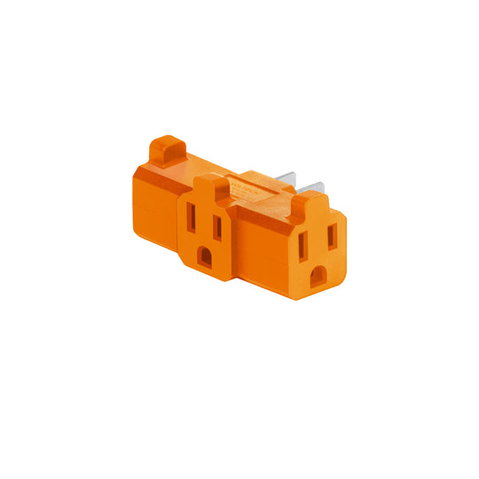 MUL-360 Multicontacto triple aterrizado, tipo "T" reforzado, Volteck