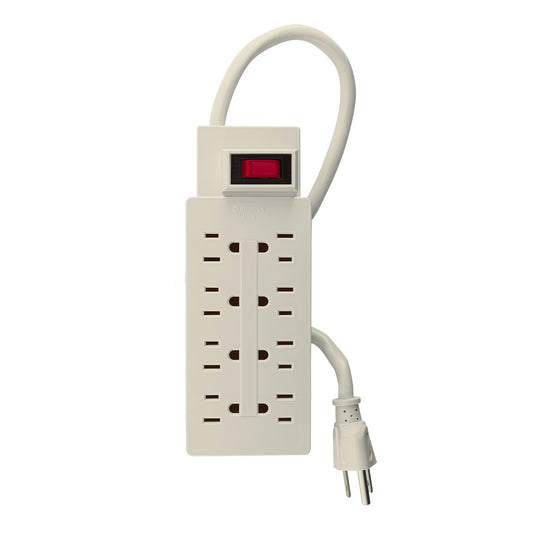 MUL-8 Multicontacto 14 AWG uso rudo con 8 entradas, VOLTECK