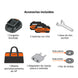 Esmeriladora Angular Truper 20V Brushless 4-1/2" 4Ah | N20-ESM-2