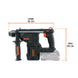 Martillo Rotativo Truper 20V Brushless 2.2J SDS Plus 4Ah | N20-ROE-0