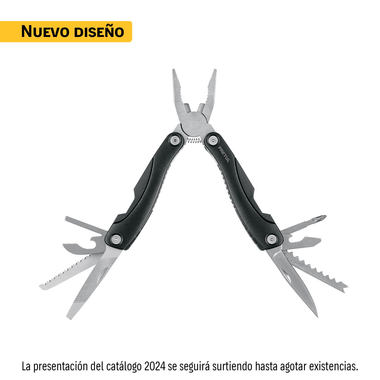 NAMU-12P Multiherramienta con 12 funciones, PRETUL