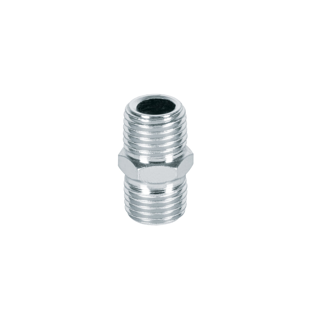 NIPLE-P Niple de acero, macho-macho, cuerda 1/4" NPT, PRETUL