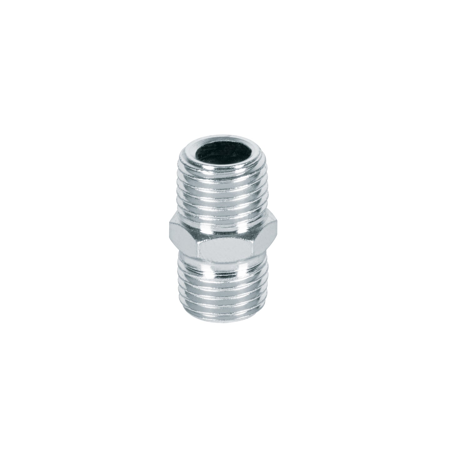 NIPLE-P Niple de acero, macho-macho, cuerda 1/4" NPT, PRETUL