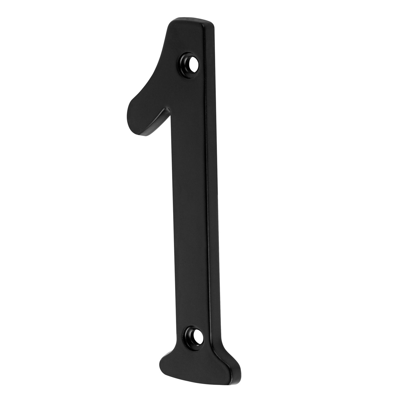 NUCH-1N Número 1 de latón sólido 4", negro,  HERMEX