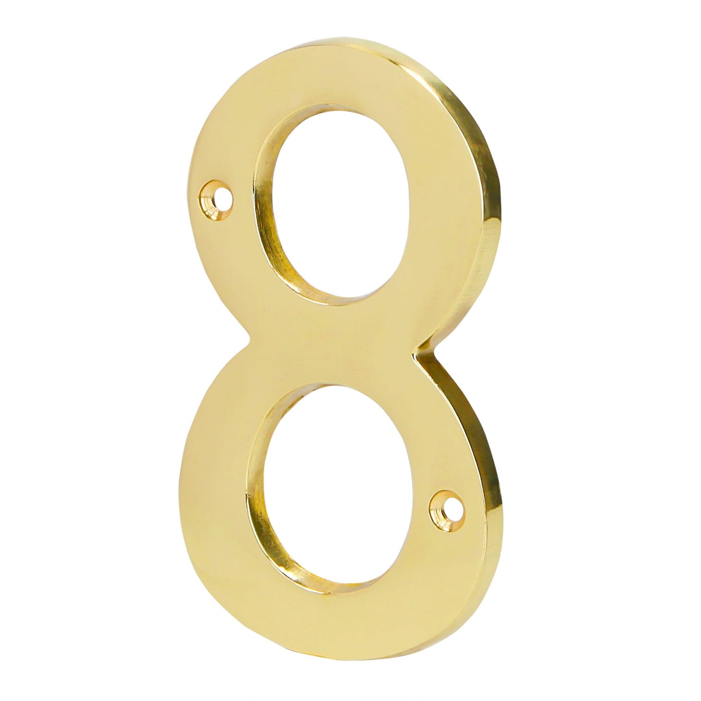 NUCH-8 Número 8 de latón sólido 4", HERMEX