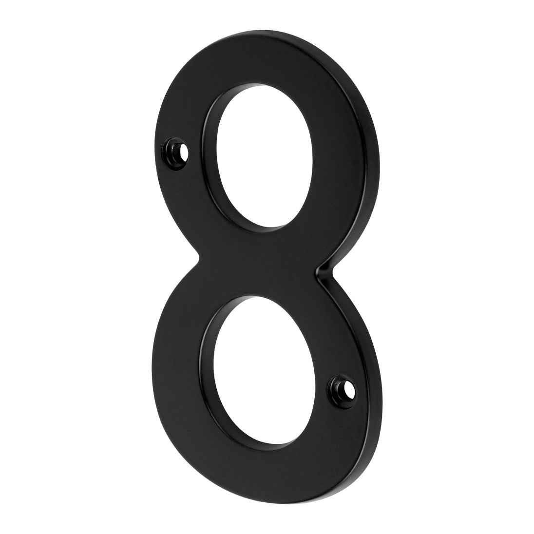 NUCH-8N Número 8 de latón sólido 4", negro,  HERMEX