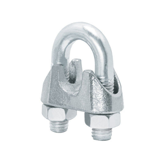 NUDO-1/2 Blíster c/1 nudo (perro) de hierro p/cable de 1/2", FIERO