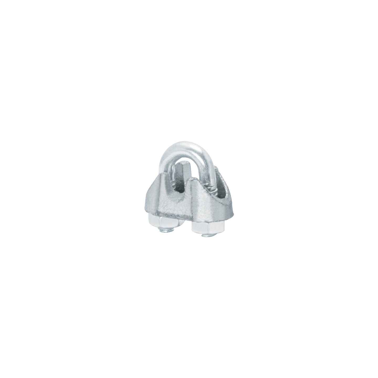 NUDO-1/8G Bolsa c/100 nudos (perros) de hierro p/cable de 1/8", FIERO