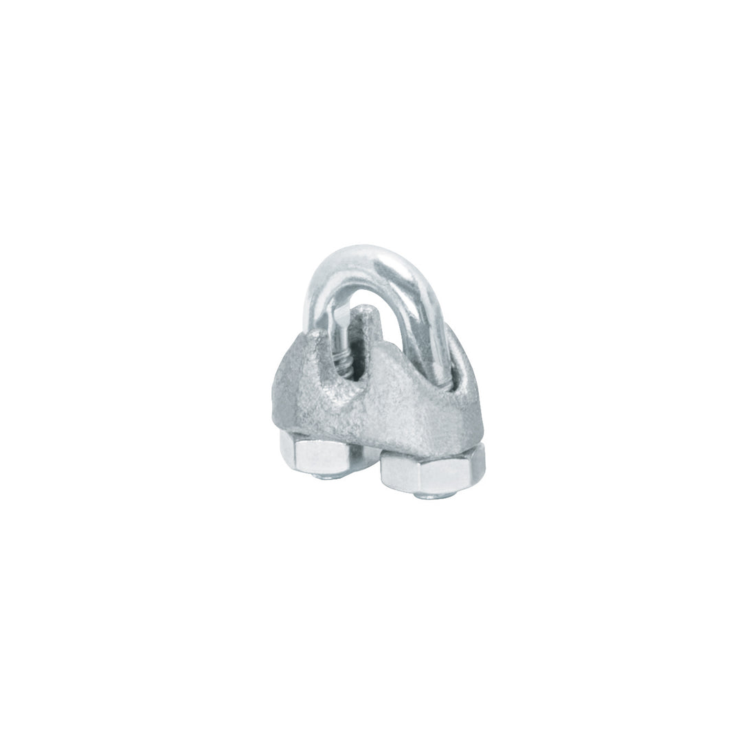 NUDO-3/16 Blíster c/2 nudos (perros) de hierro p/cable de 3/16", FIERO