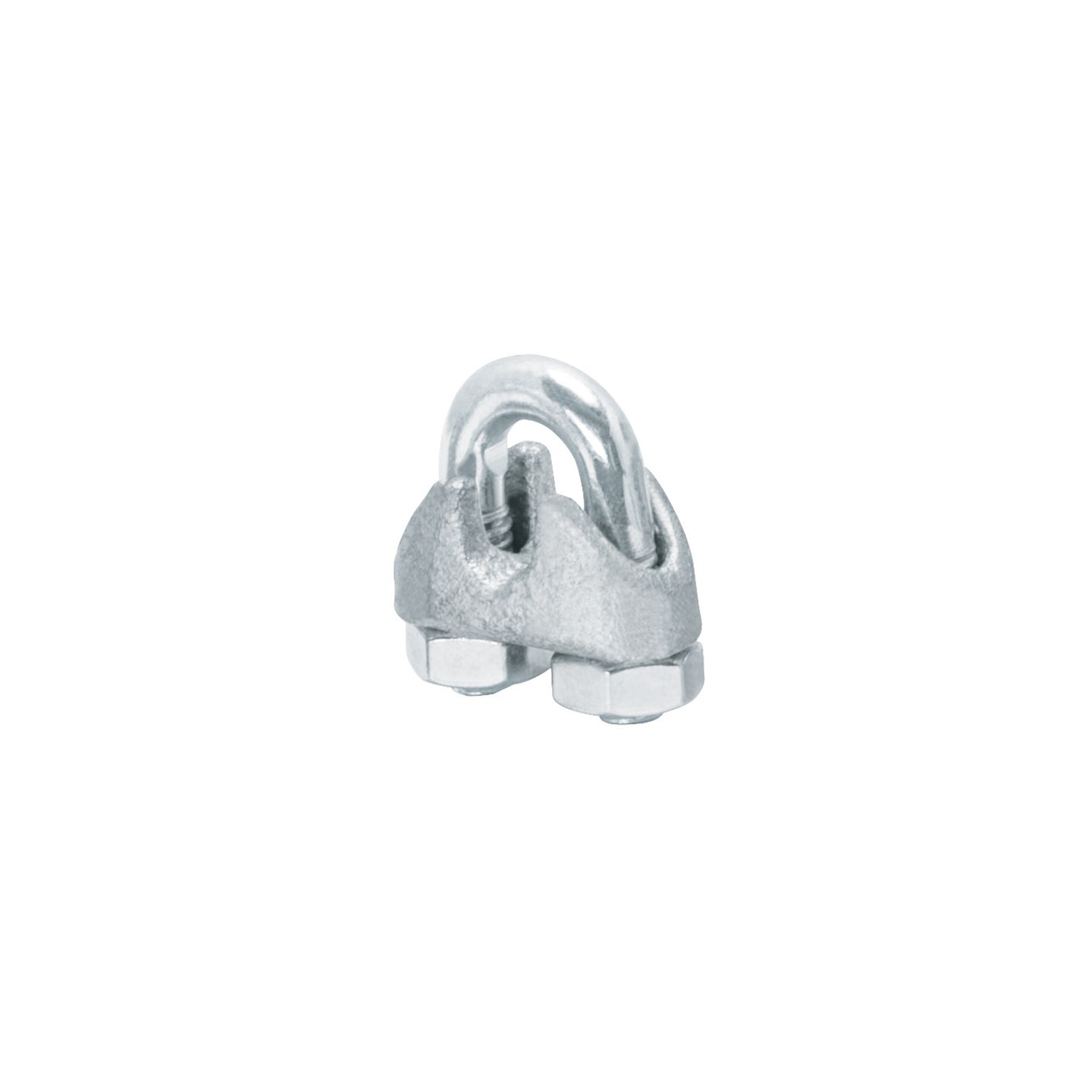 NUDO-3/16 Blíster c/2 nudos (perros) de hierro p/cable de 3/16", FIERO
