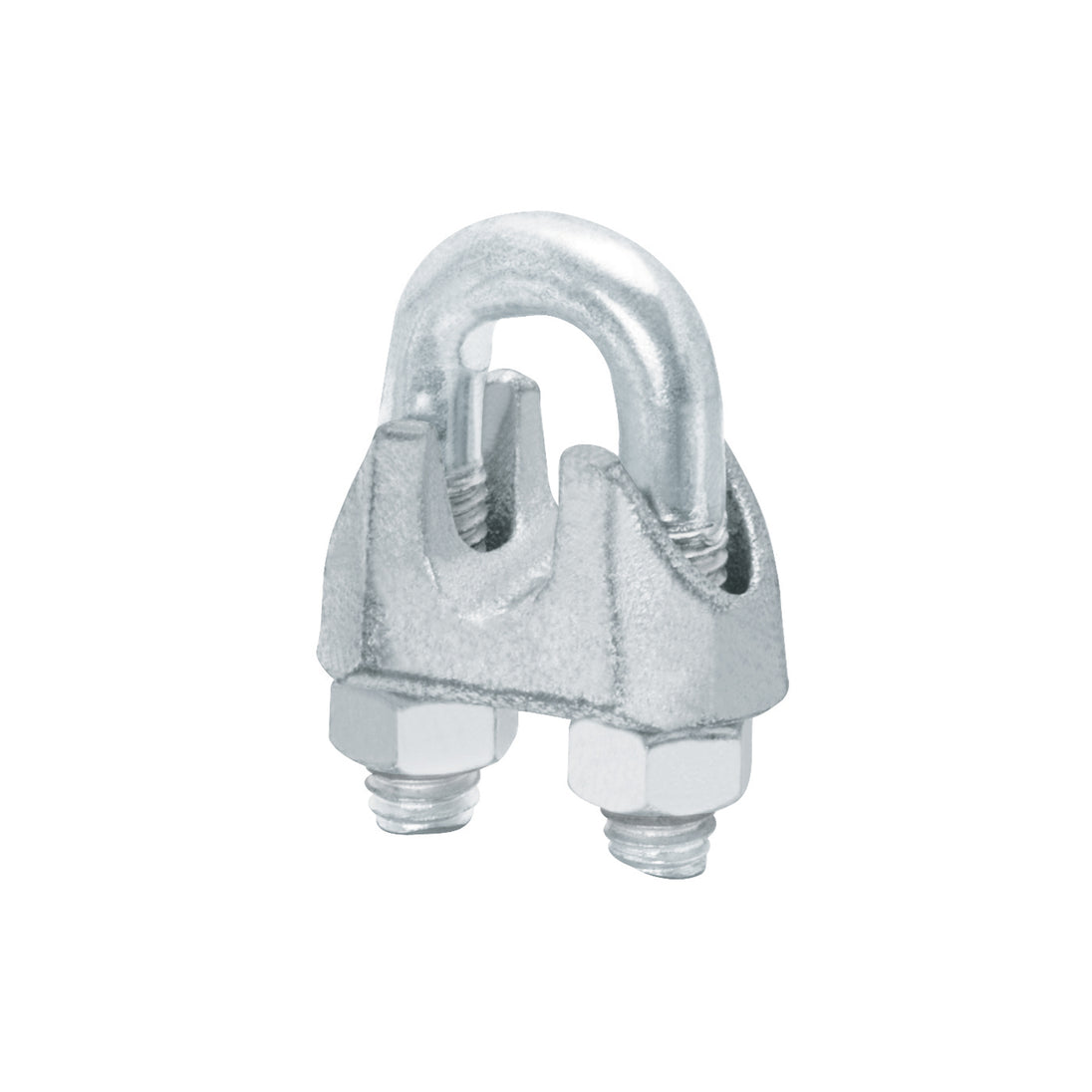 NUDO-3/8 Blíster c/1 nudo (perro) de hierro p/cable de 3/8", FIERO