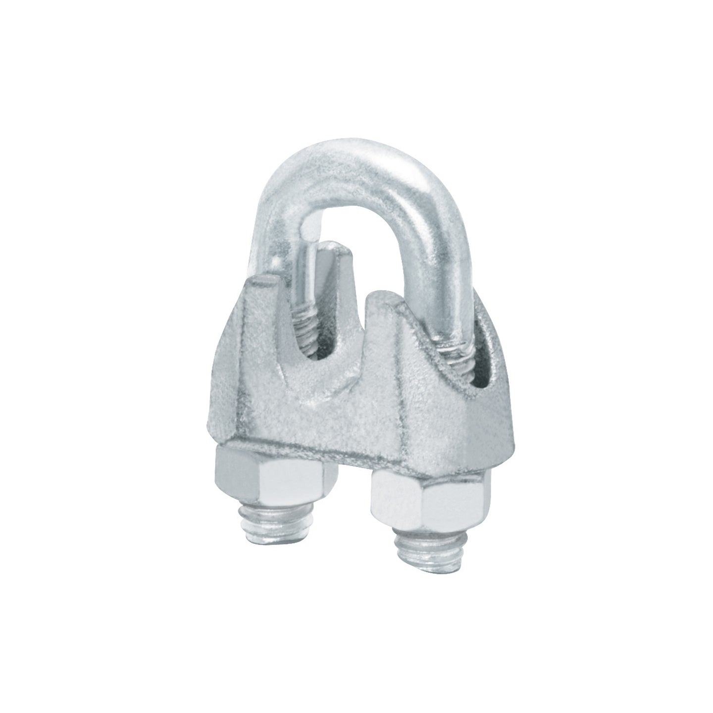 NUDO-3/8 Blíster c/1 nudo (perro) de hierro p/cable de 3/8", FIERO