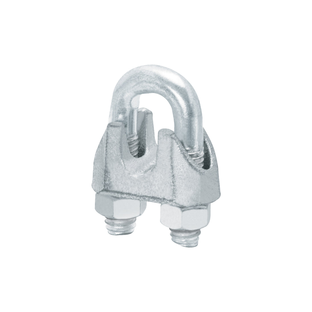 NUDO-3/8G Bolsa c/20 nudos (perros) de hierro p/cable de 3/8", FIERO