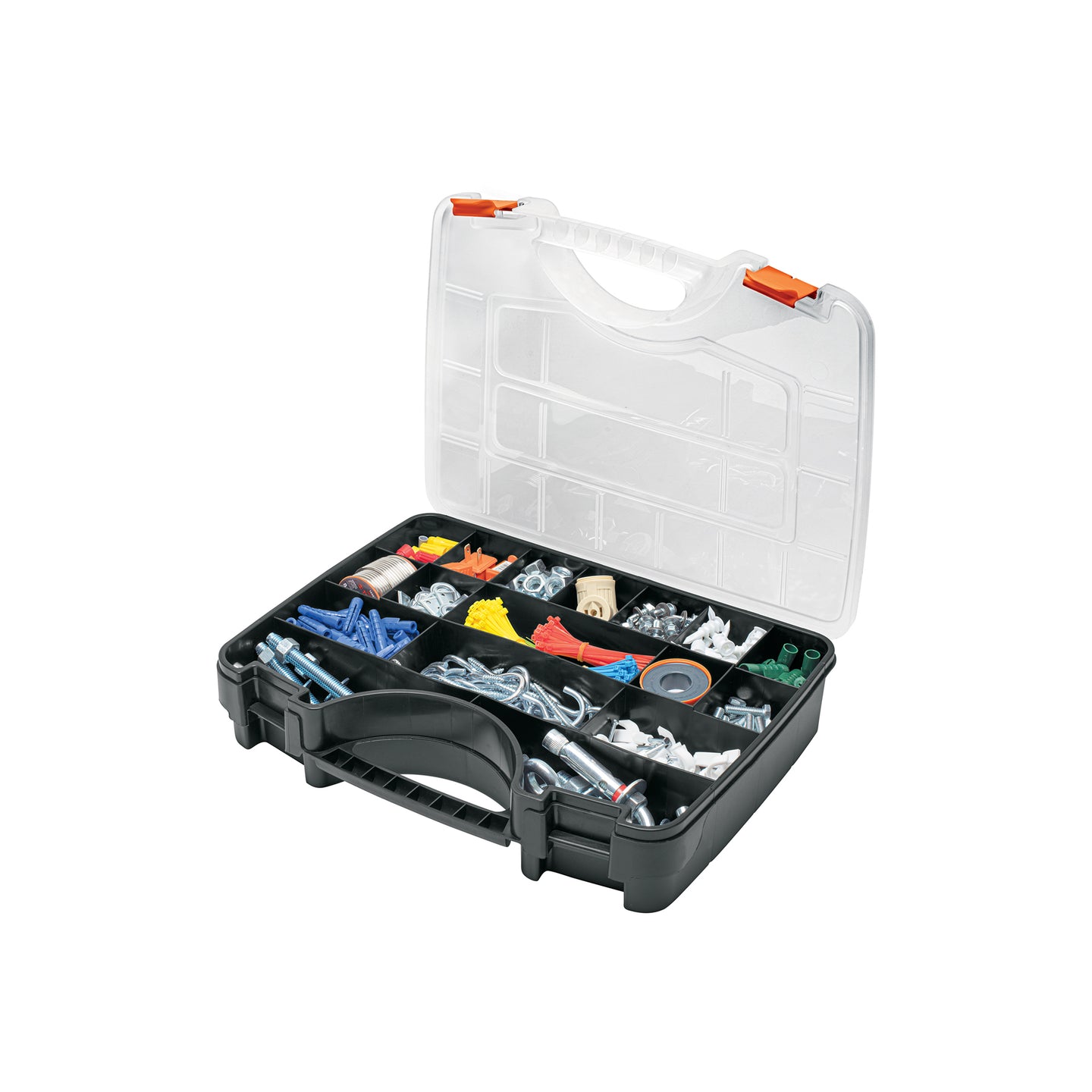 ORG-17X Organizador 17" reforzado con 17 compartimentos, Truper