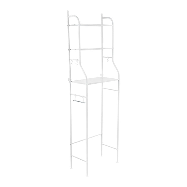 OWC-3 Mueble organizador blanco para baño con 3 repisas, FOSET