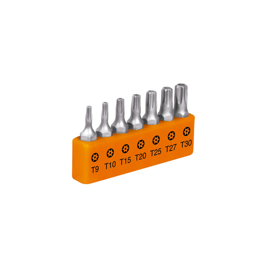 P7-15TS Juego de 7 puntas torx combinadas c/seguro largo 1", Expert